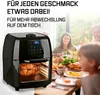 GOURMETmaxx Digitální horkovzdušná fritéza XXL 9 litrů Náhled obrázku produktu 7