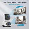 1080P IP Kamera Innen Dual-Linse, WLAN Überwachungskamera Produktbild-Vorschau 3