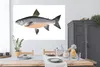 MuchoWow® Poster Fisch - Orange - Hering 180x120 cm - Produktbild-Vorschau 3