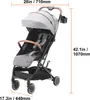 Wózek spacerowy VEVOR 71 x 44 x 107 cm, z oparciem Podgląd zdjęcia produktu 8