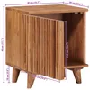 vidaXL Handgefertigter Nachttisch Teakbraun 40 x 30 x 45 cm Produktbild-Vorschau 5