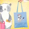 Mr. & Mrs. Panda Tote Bag Koch Helden - Sky Blue - Produktbild-Vorschau 2