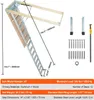 SucceBuy Scala da soffitta pieghevole, portata 350 lb, Anteprima dell’immagine prodotto 7