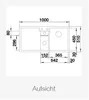 BLANCO 525866 COLLECTIS 6 S spoelbak met InFino®-ventiel en Productafbeelding-voorbeeld 10
