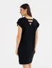 Jurk – zomerjurk, maat 3XL – damesjurk, zwart – katoenen Productafbeelding-voorbeeld 3
