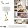 tectake® Tischleuchte Avina modernes Design, blendfreies Produktbild-Vorschau 4