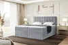 A bedroom scene with a large bed as the focal point. Produktbild-Vorschau