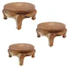 Opiumtisch Tisch Beistelltisch Massiv Holz Couchtisch Rund Produktbild-Vorschau 2