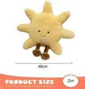 Peluche a forma di sole – 48 cm – Morbido cuscino da letto Anteprima dell’immagine prodotto 7