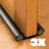 3 ks těsnění proti průvanu, těsnění podlahy dveří, sada Náhled obrázku produktu 5