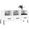vidaXL Szafka pod TV biała 102x36x50 cm materiał Podgląd zdjęcia produktu 3