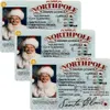 3 Stück Weihnachtsmann-Karte, Flugschein, Heiligabend, Produktbild-Vorschau 1
