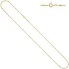 2,1mm Panzerkette Kette Halskette Halsschmuck Goldkette 333 Produktbild-Vorschau 2