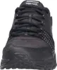 A close-up, front-facing view of a black Skechers Trail sneaker. Produktbild-Vorschau