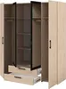 Armoire VARIA 4 portes battantes, 2 miroirs, 2 Voir les images du produit 6