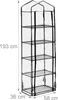 relaxdays Balkon Gewächshaus mit PVC-Folie Produktbild-Vorschau 4