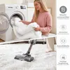 Hochflor Teppich Wohnzimmer 200x280 cm Creme 3,5 cm Flor Produktbild-Vorschau 2