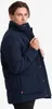 A man wearing a navy blue winter jacket. Produktbild-Vorschau
