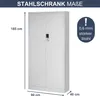Metallschrank abschließbar DANIEL Zahlenschloss 5 Ebenen | Produktbild-Vorschau 2