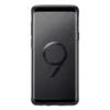 A black Samsung Galaxy S9 Plus phone with a large '9' logo on the screen, presented against a white background. Produktbild-Vorschau