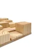 Akustyczny dyfuzor wykonany z drewna "SKYLINE" - 50 x 50 cm Podgląd zdjęcia produktu 4