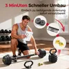 FEIERDUN 22 kg Hantelset, 4-in-1, für Langhantel, Produktbild-Vorschau 9