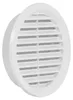 Ventilatierooster Haco rond met gaas VM-O 110 mm - wit 0407 Productafbeelding-voorbeeld 2
