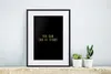 MuchoWow® Gerahmtes Poster Zitate - Motivation - Gold 30x40 Produktbild-Vorschau 6