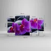 Bild auf Leinwand - Leinwandbild - Blumen Steine Violett Produktbild-Vorschau 3