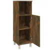 vidaXL Mobile da bagno in rovere fumé 30x30x95 cm Materiale Anteprima dell’immagine prodotto 6