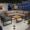 Flieks set salotto da giardino 5 pezzi, set di mobili da Anteprima dell’immagine prodotto 1