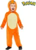 Pokemon Kostüm Glumanda für Kinder 3-10 Jahre orange Filmheld Tier Fasching Karneval Mottoparty Lizenzkostüm Manga Comic Serie Kinderfasching Podgląd zdjęcia produktu