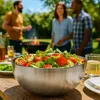com-four® Salatschüssel Ø 29 cm aus Edelstahl - große Produktbild-Vorschau 6