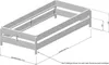 TUGA-Holztech Stapelbett Horst 90 cm x 200 cm 34 cm Fichte Produktbild-Vorschau 8