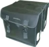A black double pannier bag for a bicycle. Náhled obrázku produktu