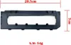 A black plastic part for a robot vacuum cleaner, with dimensions and weight indicated. Produktbild-Vorschau