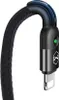 Kabel USB na Lightning Rychlý spirálový kabel 1,8 m černý Náhled obrázku produktu 5