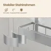 SONGMICS Duschregal zum Aufhängen, 3 Ebenen, ohne Bohren, Produktbild-Vorschau 7
