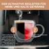 EXITOSO Verres à Latte Macchiato - Lot de 6 - en verre Voir les images du produit 5