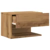 Wand-Nachttisch Artisan-Eiche Holzwerkstoff 46 x 29,5 x 30 Produktbild-Vorschau 6
