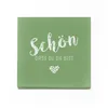 itenga 20x Serviette Schön dass du da bist Salbei grün Set Produktbild-Vorschau 3