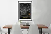 MuchoWow® Gerahmtes Poster Stadtplan - Deutschland - Gold - Produktbild-Vorschau 3