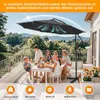 Ombrellone Izrielar 3,5 m grigio Ombrellone da giardino con Anteprima dell’immagine prodotto 3