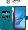 Cadorabo Housse pour Oppo A53s en FLORAL BLEU Housse de Voir les images du produit 2