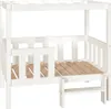 vidaXL Lit pour chien Blanc 95,5x73,5x90 cm Pin massif Voir les images du produit 9