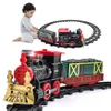 Weihnachtsspielzeug-Eisenbahnset für Kinder mit Licht und Produktbild-Vorschau 1