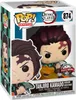 Funko Pop Tanjiro Kamado 52265 Kimetsu No Yaiba-figur Gelb  Produktbild-Vorschau 5