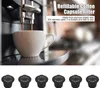 6Pcs Kunststoff und Edelstahl Nachfüllbar Reusable Kaffee Produktbild-Vorschau 5