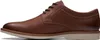 A side view of a brown leather business shoe. Produktbild-Vorschau