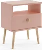 FEDVE Wohnzimmer Beistelltisch Poxwell Modern Holztisch Produktbild-Vorschau 1
